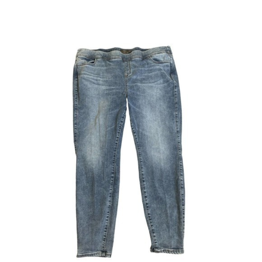 Torrid Womens Lean Jean Pull‎ On Denim Blue Jeans Plus Size 4R 4 Regular